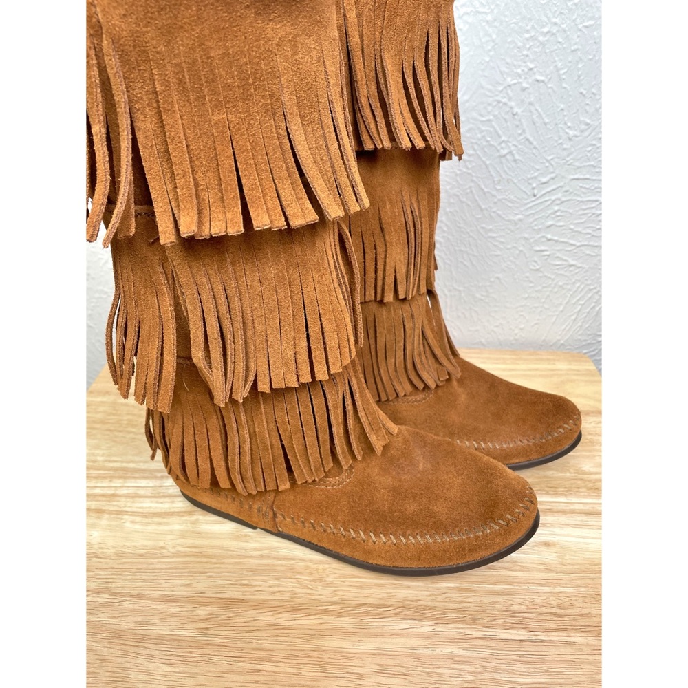 Minnetonka Three Layer Fringe Boot - image 4